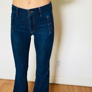 Mother Jeans High-Waisted True Blue Wash, Joyride
